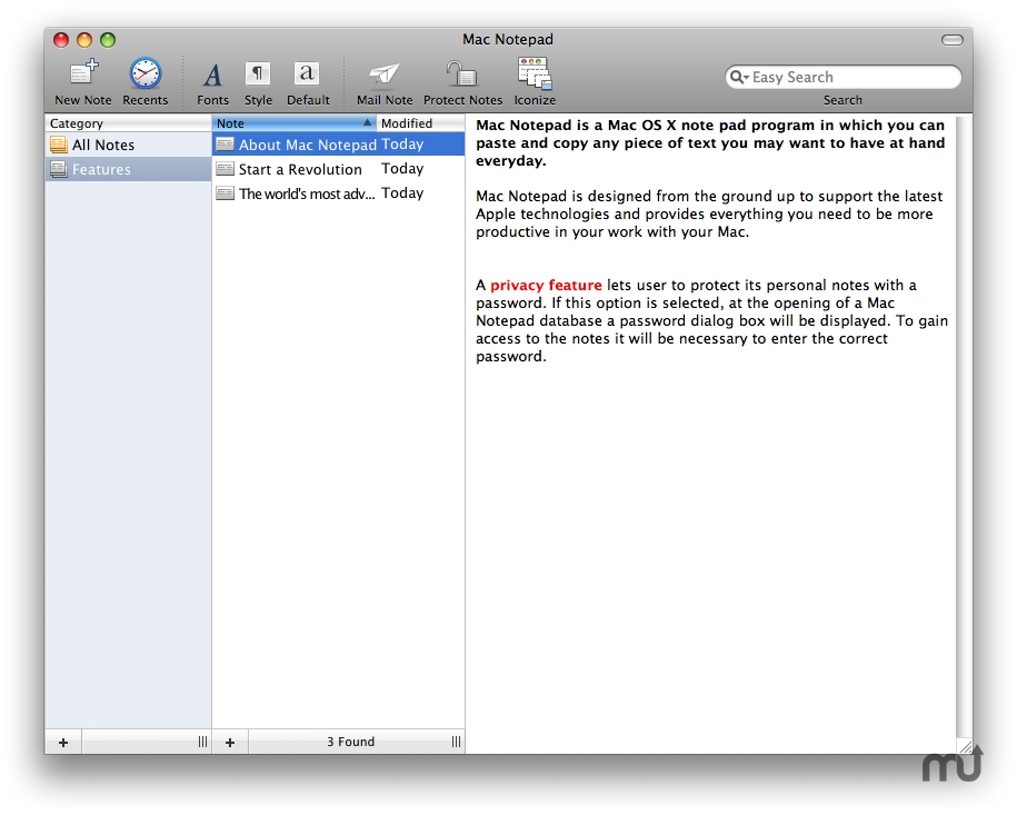 free notepad for mac